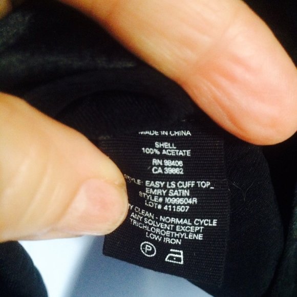 Theory Black Satin “Emory” Textured Tunic Small - Picture 6 of 7